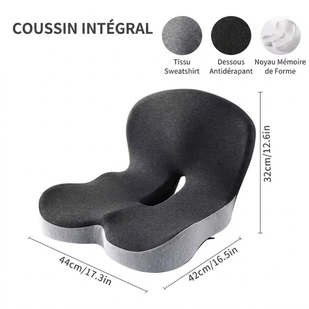 Coussin Lombaire Orthopédique pour Bureau et Voiture